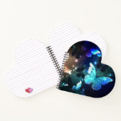 Fluttering Night Butterfly Notitieboek (Binnen)
