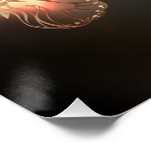 Fluttering Night Butterfly Perfect Poster (Hoek)