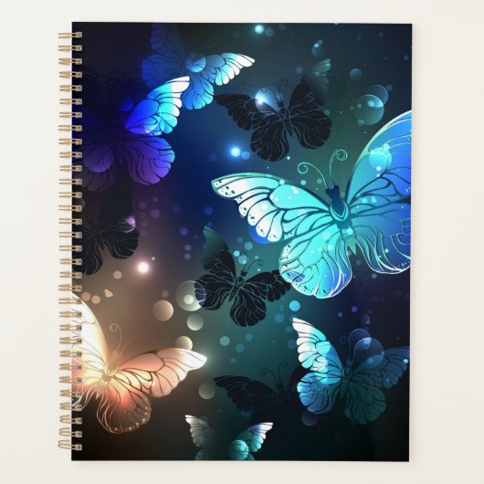 Fluttering Night Butterfly Planner (Voorkant)