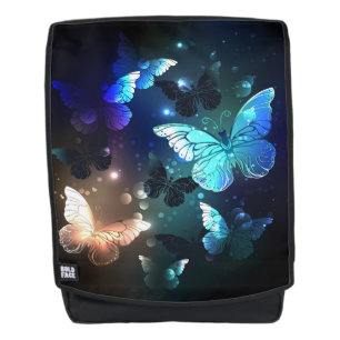 Fluttering Night Butterfly Rugtassen