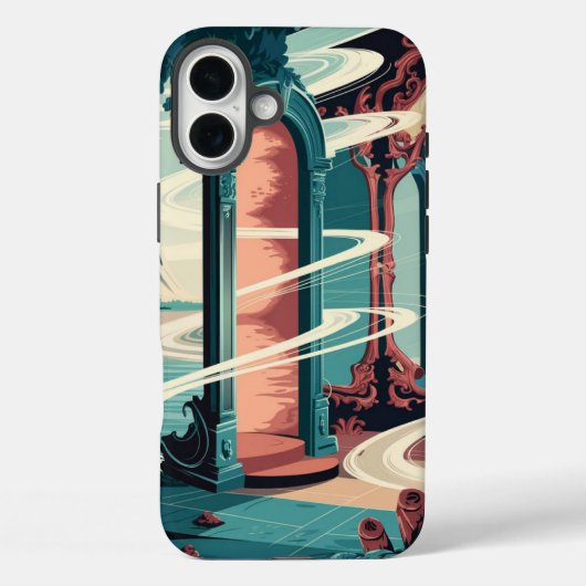 Fluweel Luxe: Soft Touch iPhone-hoesje Case-Mate iPhone Case (Achterkant)