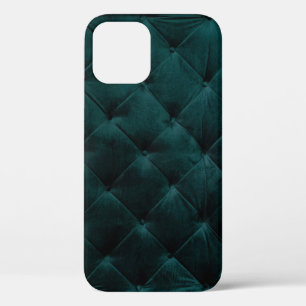 Fluweelgroen: Malachiet Textiel Elegantie iPhone 12 Hoesje