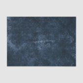 Fluweelzachte Navy Damask | Donkerblauw Grunge Bar Tissuepapier (Voorkant)