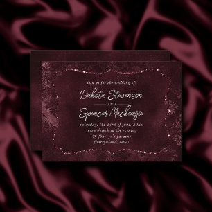 Fluweelzachte wijndamast   Bordeaux Sangria Grunge Kaart