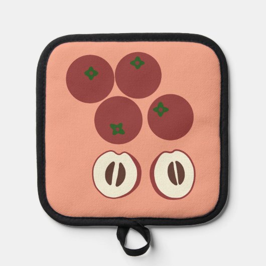 Fluwelen Appel Pannenlap (Voorkant)