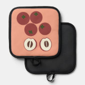Fluwelen Appel Pannenlap (Voorkant / Achterkant)