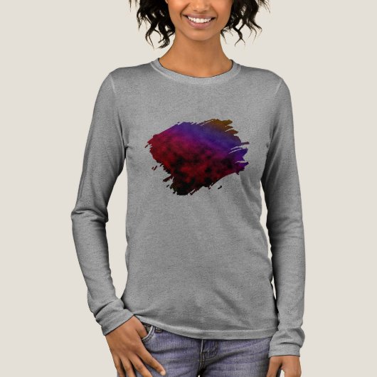 Fluwelen Eclipse Tri-Blend Shirt (Voorkant)