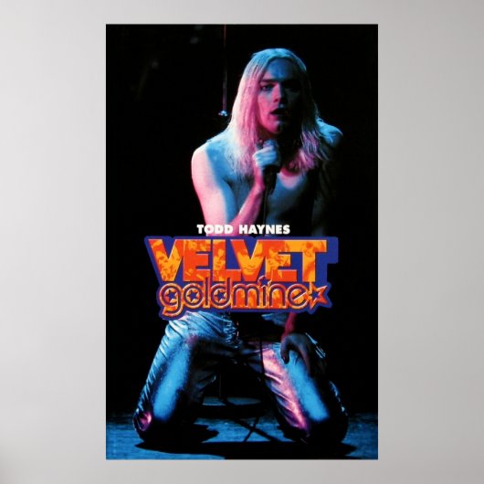 Fluwelen Goldmine Curt Wild Poster (Voorkant)