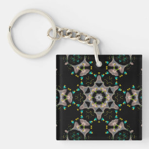 Fluwelen Nacht Kaleidoscoop Sleutelhanger