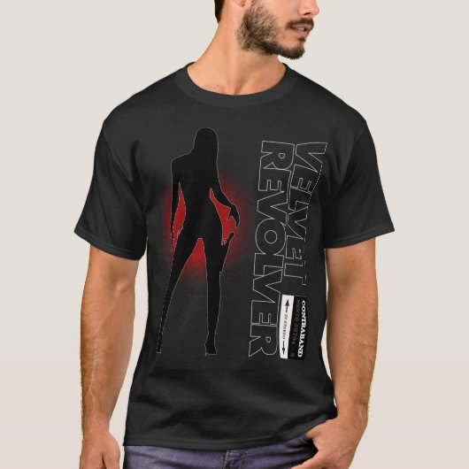 fluwelen revolver t-shirt (Voorkant)
