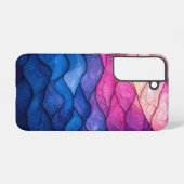 fluwelen stromen samsung galaxy hoesje (Achterkant horizontaal)