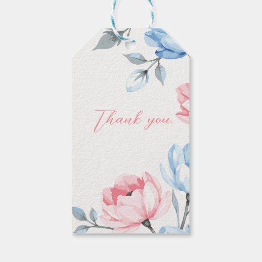 Fluwelen Tuin Cadeaulabel (Achterkant)