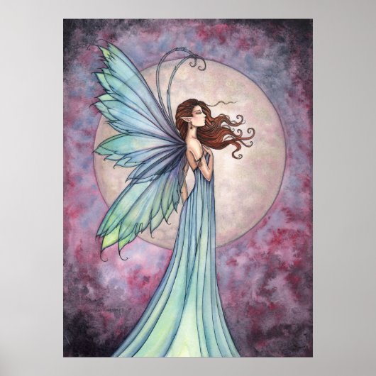 Fluwelen Windfee Poster (Voorkant)