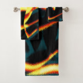 Flux brûlés jaune rouge à l'air épouvantable, spra (En situation)