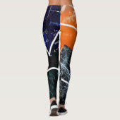Flux d'algèbre : Leggings d'art mathématique (Dos)