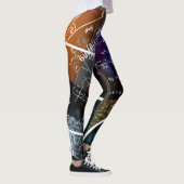 Flux d'algèbre : Leggings d'art mathématique (Droite)