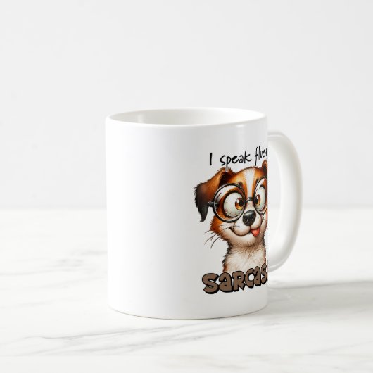 Flux dans la Mug Fox Sarcasm (Devant droit)