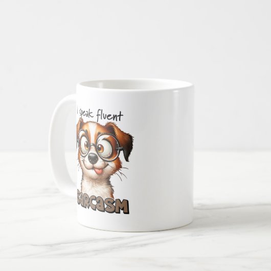 Flux dans la Mug Fox Sarcasm (Devant gauche)