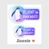 Flux dans la paire de stickers Awkward (Feuille)