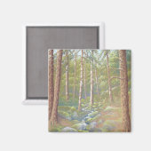 Flux de bois, District de pic dans Pastel Magnet (Recto/Verso)