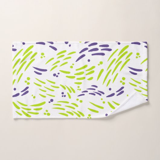 Flux de chaux vert et pourpre (Serviette à main)