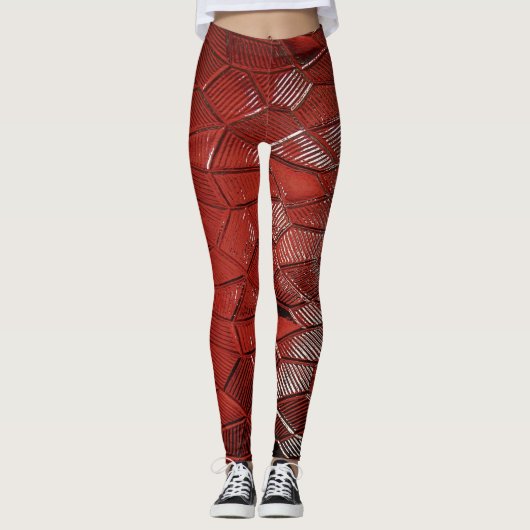 Flux de Crimson Leggings texturés (Devant)