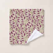 Flux de feuilles dansantes Feuillage vert délicat (Gant de toilette)