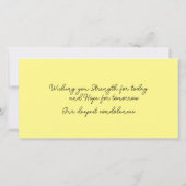 Flux de terrain Blues Carte de remerciements plat (Dos)