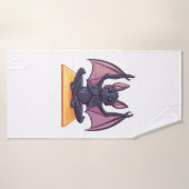 Flux de Yoga de Chauve-souris (Serviette de bain)