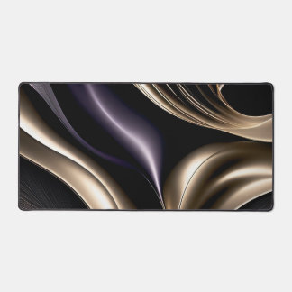 Flux Doré - Abstrait Noir et Or Luxueux