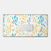 Flux en turquoise et jaune (Clavier et souris)