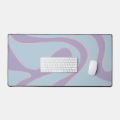 Flux et reflux 2 en rose, lilas et bleu (Clavier et souris)