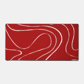 Flux et reflux 2 en rouge et blanc (Recto)