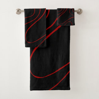 Flux et reflux 2 en rouge et noir
