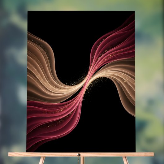 Flux Éternel d'Amour — Art Romantique Abstrait (Neutre)