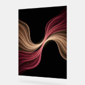 Flux Éternel d'Amour — Art Romantique Abstrait (Angle)