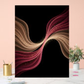 Flux Éternel d'Amour — Art Romantique Abstrait (Mariage)