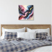 Flux Éthéré – Impression sur toile d'art abstrait (Insitu(Chambre))