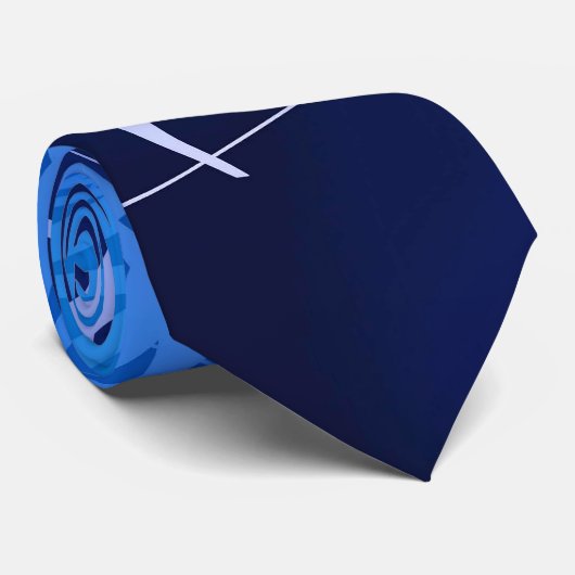 Flux Indigo - Cravate (Roulé)