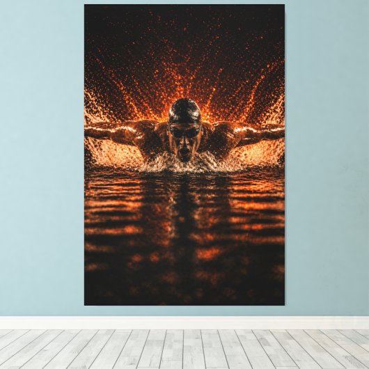 Flux Inépuisable – Impression sur toile Papillon d (Insitu (Plancher de Bois))