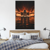 Flux Inépuisable – Impression sur toile Papillon d (Insitu(Chambre))