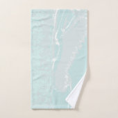 Flux marin artistique (Serviette à main)
