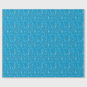 Flux Music Note Pattern Cadeaupapier (Vlak)