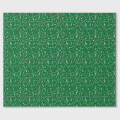 Flux Music Note Pattern Cadeaupapier (Vlak)