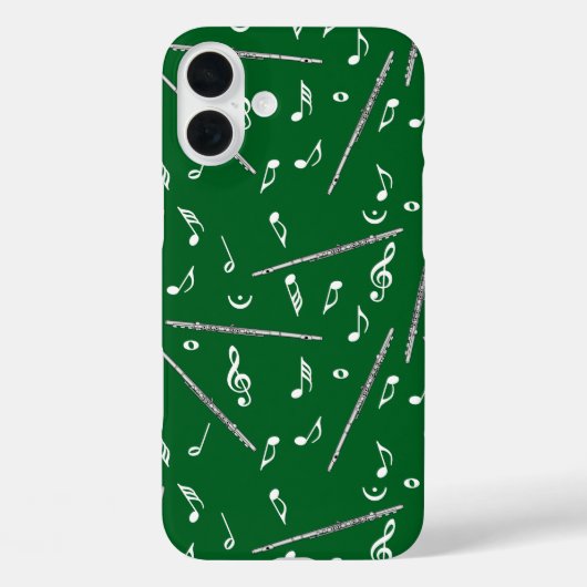 Flux Music Note Pattern Case-Mate iPhone Case (Achterkant)