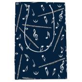 Flux Music Note Pattern Medium Cadeauzakje (Voorkant)