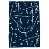Flux Music Note Pattern Medium Cadeauzakje (Achterkant)
