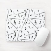 Flux Music Note Pattern Muismat (Met muis)