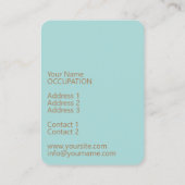 Flux oriental - Carte de visite (Dos)