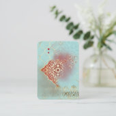 Flux oriental - Carte de visite (Debout devant)